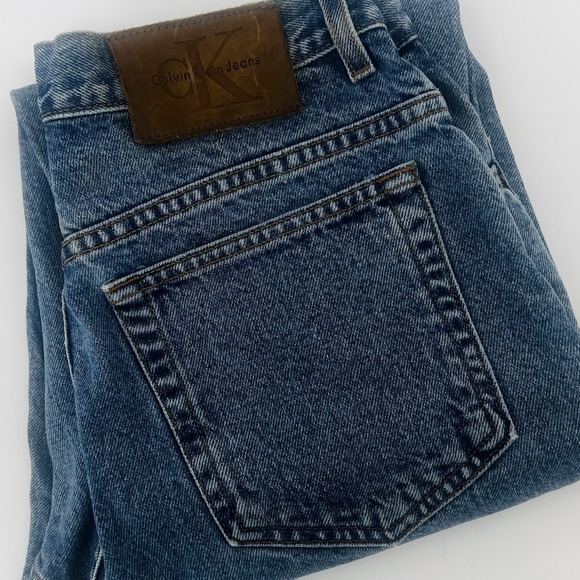 Vintage Calvin Klein Jeans Women's 12P Petite Classic High Rise 5-Pocket - Picture 1 of 16